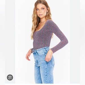 Show me Your Mumu body suit size XS. Perfect condition worn one time.